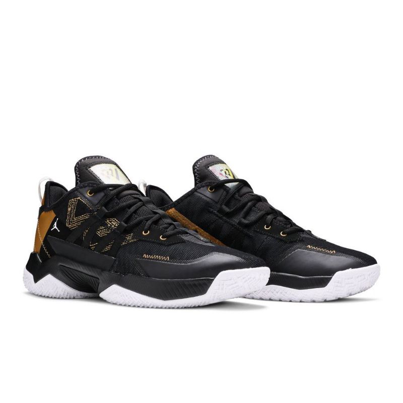 Air Jordan Westbrook One Take 2 Pf Mustakultavalkoiset Miesten Kengät