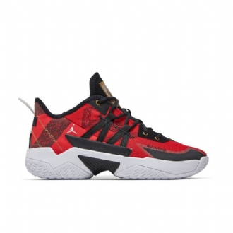 Air Jordan Westbrook One Take 2 Pf Punaiset Mustakultaiset Miesten Kengät