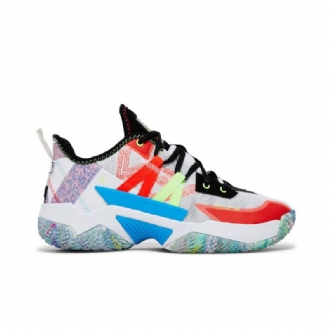Air Jordan Westbrook One Take 2 Pf Valkoiset Moniväriset Miesten Kengät