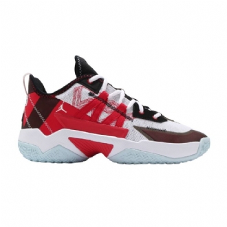 Air Jordan Westbrook One Take 2 Pf Valkoiset Punaiset Mustat Miesten Kengät