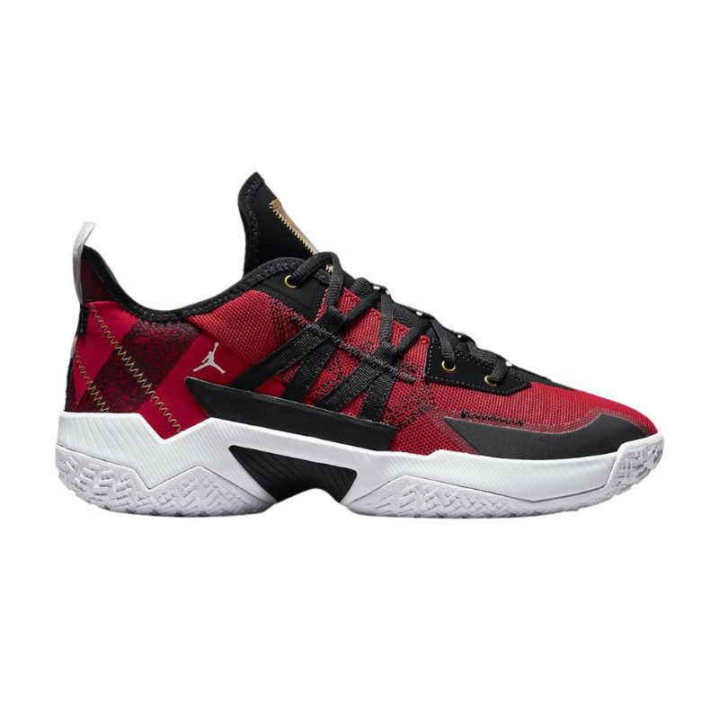 Air Jordan Westbrook One Take 2 Punaista Mustakultaa Miesten Kenkiä