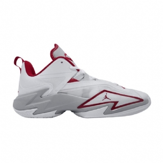 Air Jordan Westbrook One Take 3 Pf Valkoiset Harmaat Punaiset Miesten Kengät