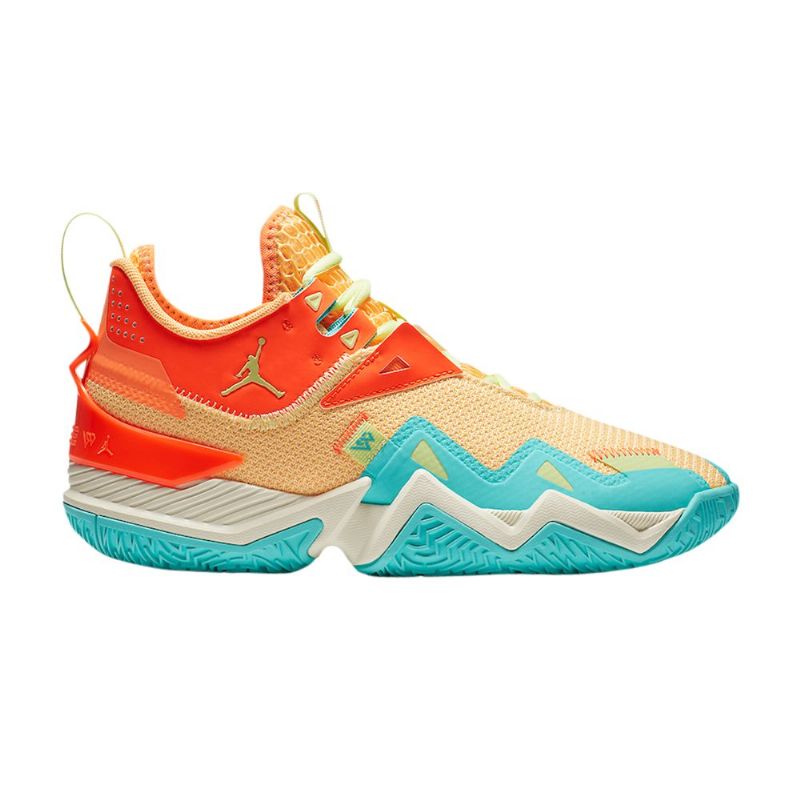 Air Jordan Westbrook One Take Oranssi Kulta Turquoise Miesten Kengät