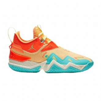 Air Jordan Westbrook One Take Oranssi Kulta Turquoise Miesten Kengät