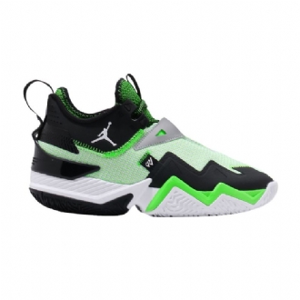 Air Jordan Westbrook One Take Pf Valkoiset Mustat Vihreät Miesten Kengät
