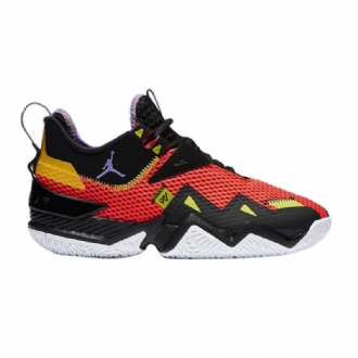 Air Jordan Westbrook One Take Punaiset Mustat Keltaiset Purppurat Miesten Kengät