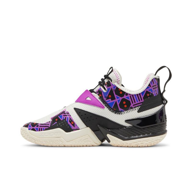 Air Jordan Westbrook One Take Valkoiset Mustat Purppurat Miesten Kengät