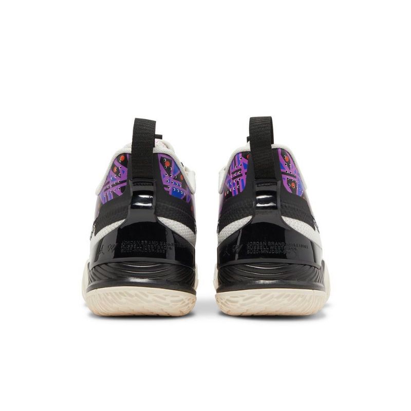 Air Jordan Westbrook One Take Valkoiset Mustat Purppurat Miesten Kengät
