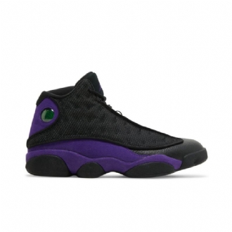 Air Jordan 13 Retro Mustat Violetit Miesten Kengät