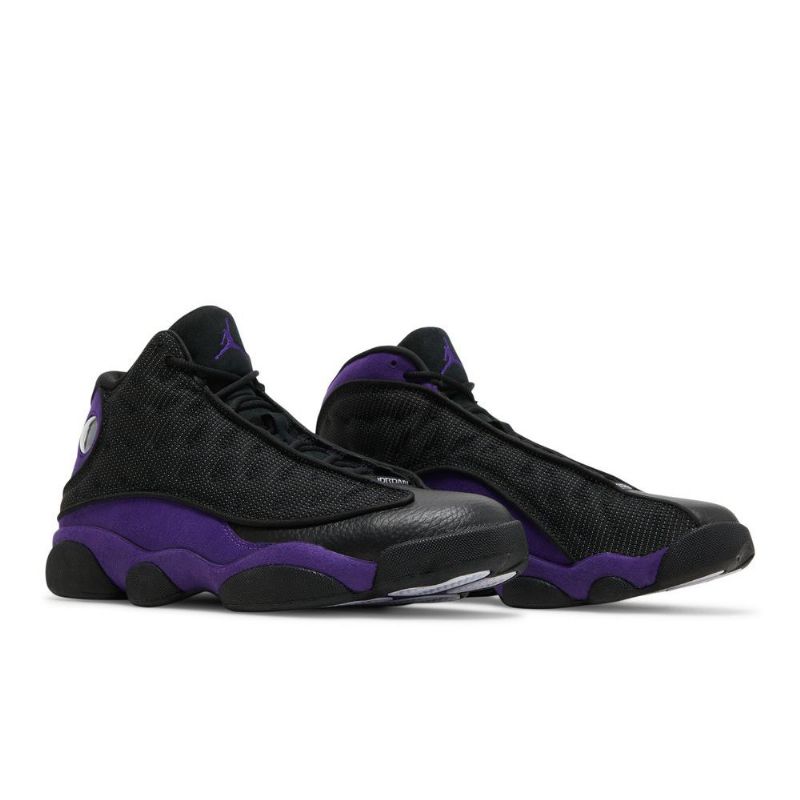 Air Jordan 13 Retro Mustat Violetit Miesten Kengät