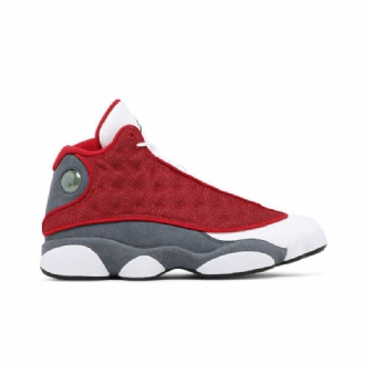 Air Jordan 13 Retro Punainen Harmaa Valkoinen Musta Miesten Kengät
