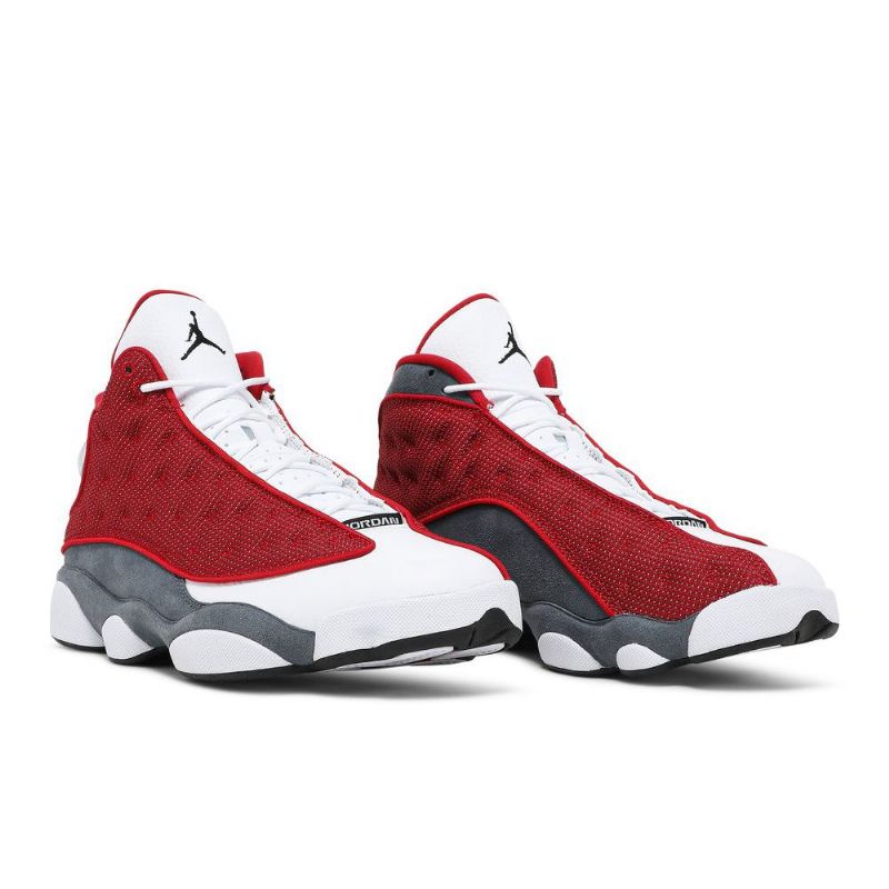 Air Jordan 13 Retro Punainen Harmaa Valkoinen Musta Miesten Kengät