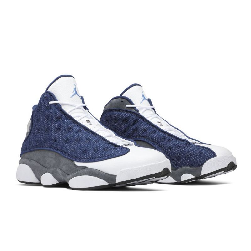 Air Jordan 13 Retro Sininen Harmaa Valkoinen Miesten Kengät