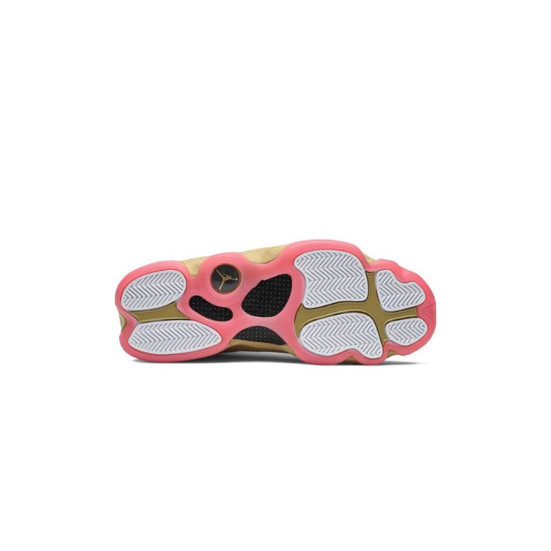 Air Jordan 13 Retro Valkoinen Kulta Vaaleanpunaiset Miesten Kengät