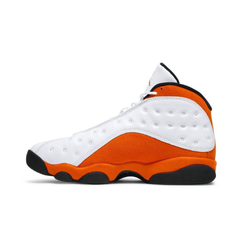 Air Jordan 13 Retro Valkoinen Oranssi Musta Miesten Kengät