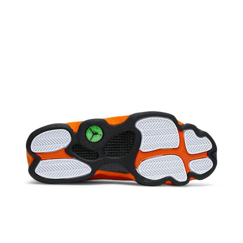 Air Jordan 13 Retro Valkoinen Oranssi Musta Miesten Kengät