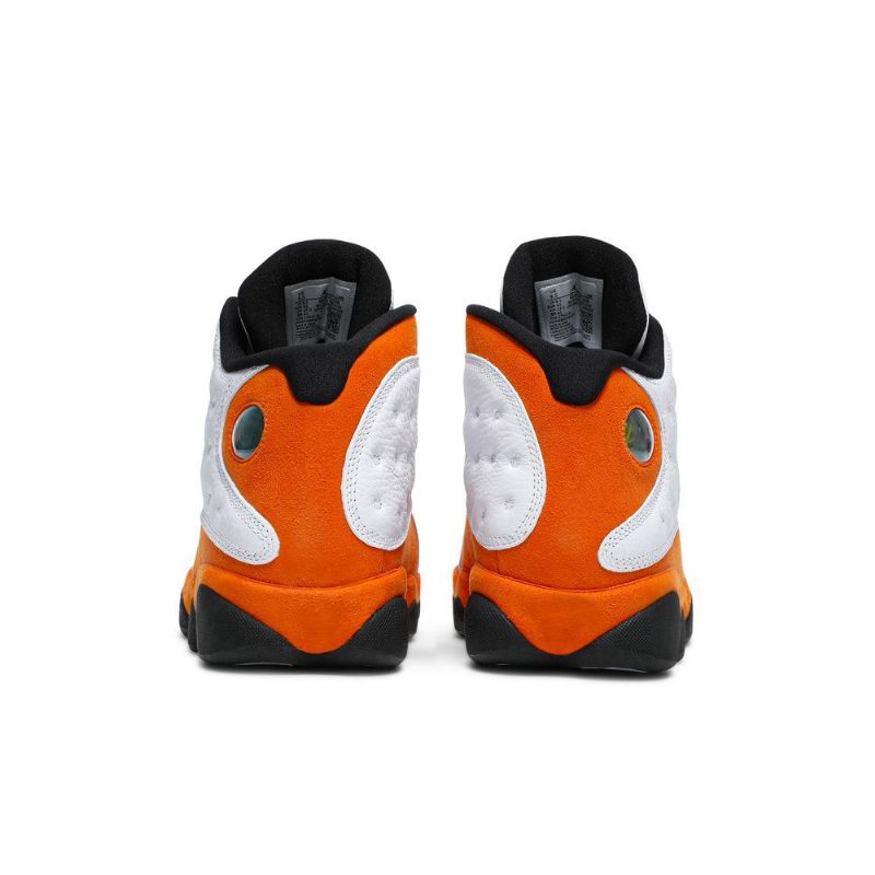 Air Jordan 13 Retro Valkoinen Oranssi Musta Miesten Kengät