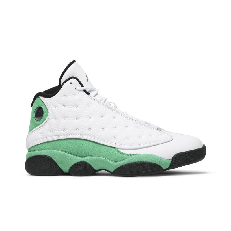 Air Jordan 13 Retro Valkoinen Vihreä Musta Miesten Kengät