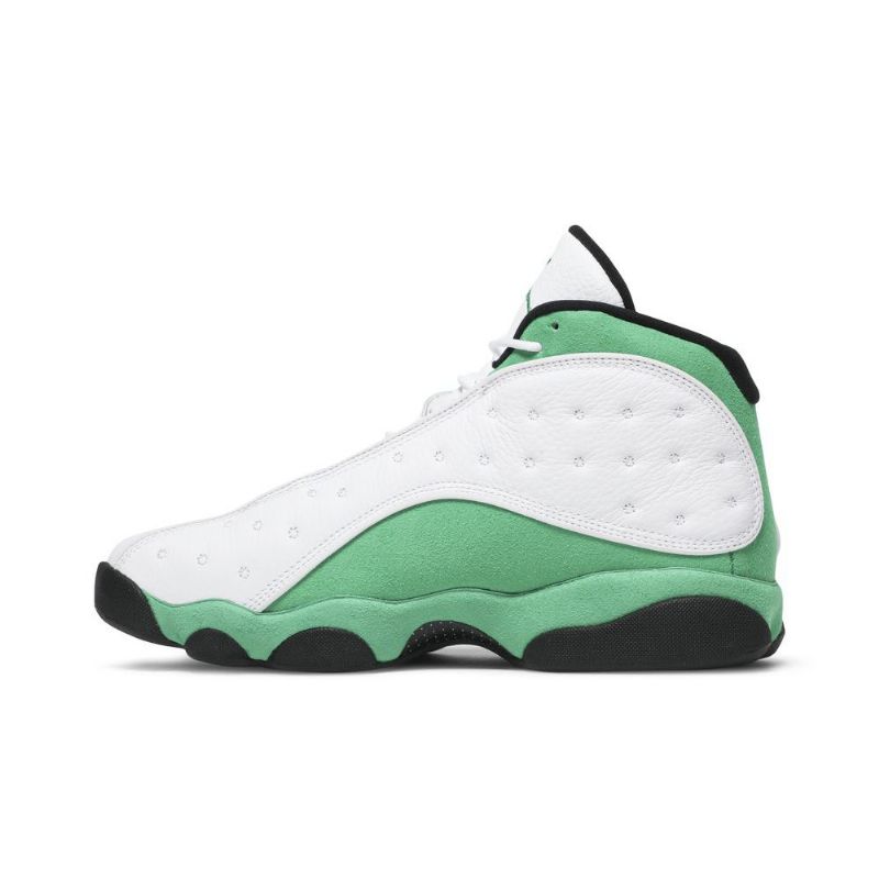 Air Jordan 13 Retro Valkoinen Vihreä Musta Miesten Kengät
