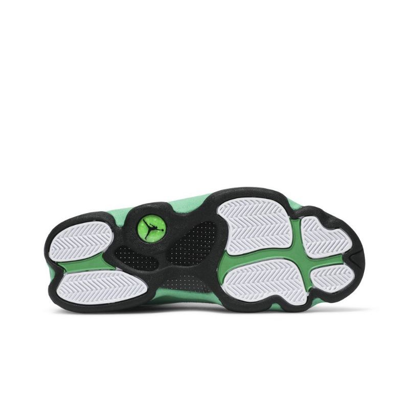 Air Jordan 13 Retro Valkoinen Vihreä Musta Miesten Kengät