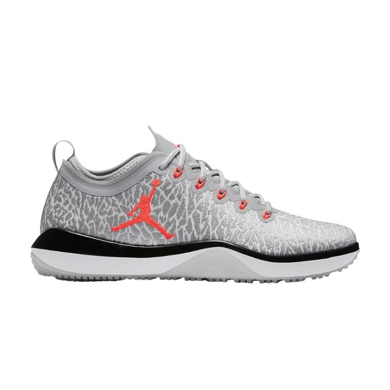Air Jordan Trainer 1 Matala Valkoinen Harmaa Punainen Miesten Kengät