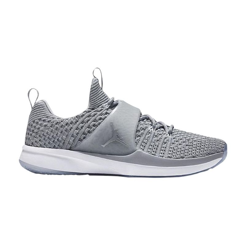 Air Jordan Trainer 2 Flyknit Harmaavalkoiset Miesten Kengät
