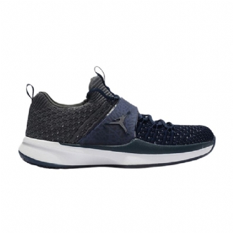 Air Jordan Trainer 2 Flyknit Laivastonsiniset Harmaat Miesten Kengät