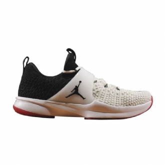Air Jordan Trainer 2 Flyknit Valkoinen Musta Punainen Miesten Kengät