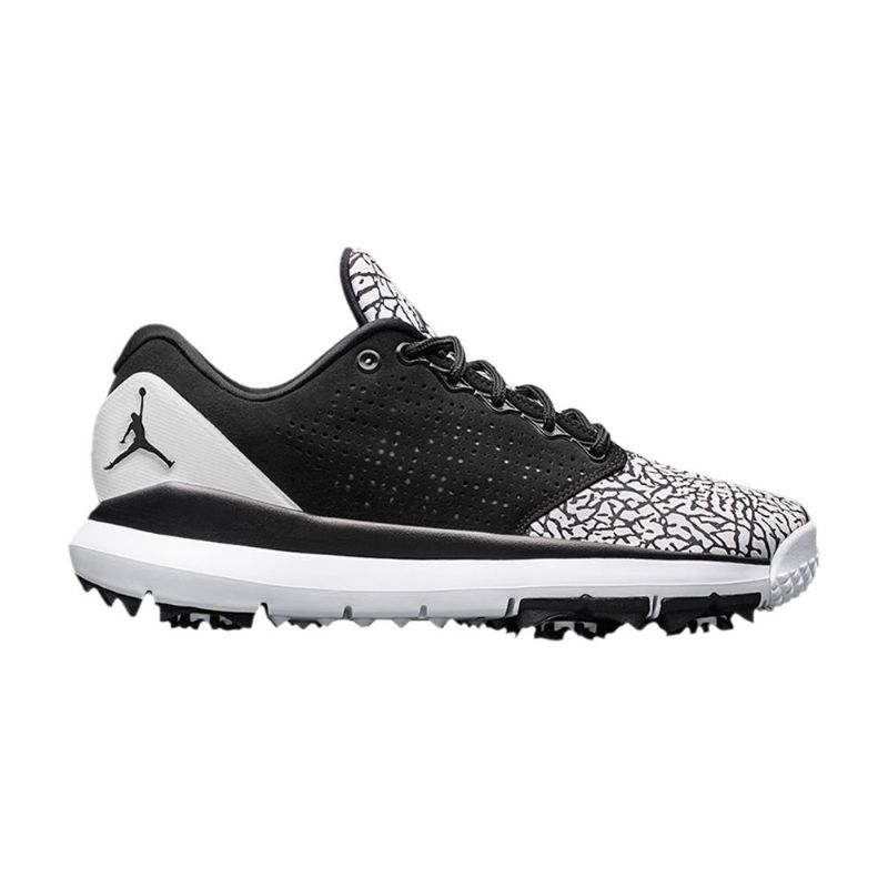 Air Jordan Trainer St Golf Valkoiset Mustat Miesten Kengät