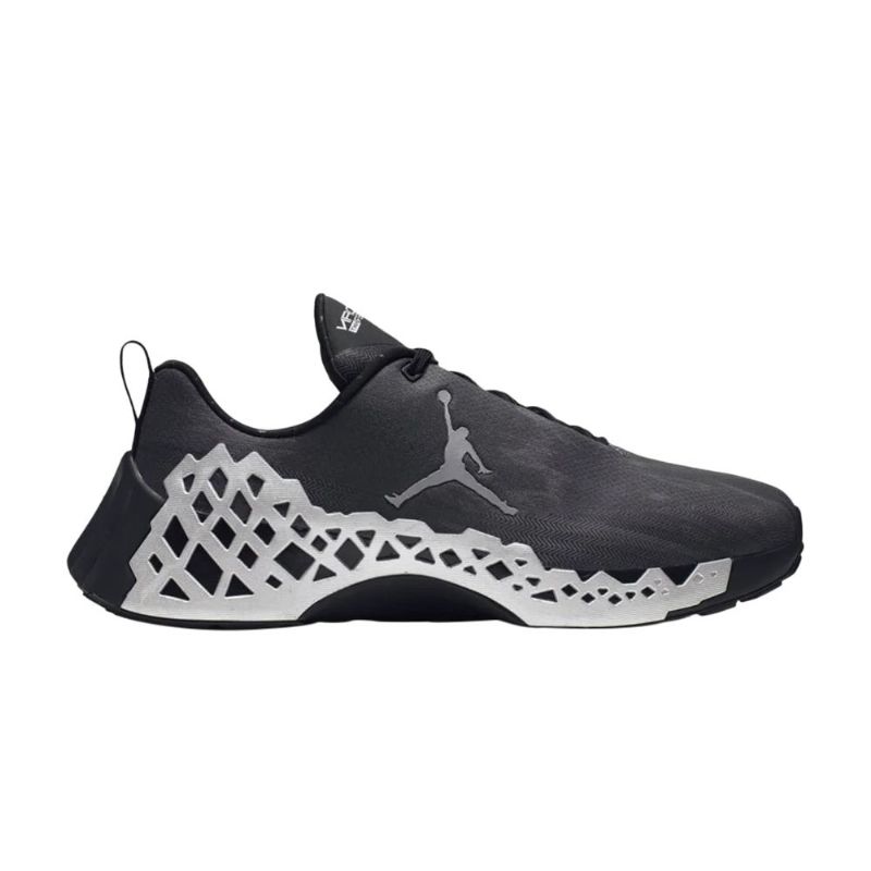 Air Jordan Trunner Nxt React Mustat Harmaat Hopeiset Miesten Kengät