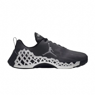 Air Jordan Trunner Nxt React Mustat Harmaat Hopeiset Miesten Kengät