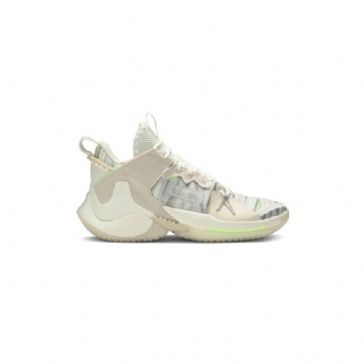 Air Jordan Why Not Zer0.2 Harmaat Vihreät Miesten Kengät