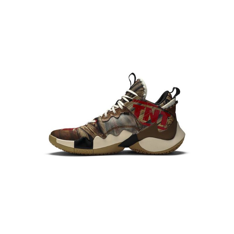 Air Jordan Why Not Zer0.2 Se Ruskea Punainen Musta Miesten Kengät