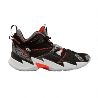 Air Jordan Why Not Zer0.3 Musta Harmaa Punainen Valkoinen Miesten Kengät