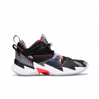 Air Jordan Why Not Zer0.3 Pf Musta Harmaa Punainen Valkoinen Miesten Kengät