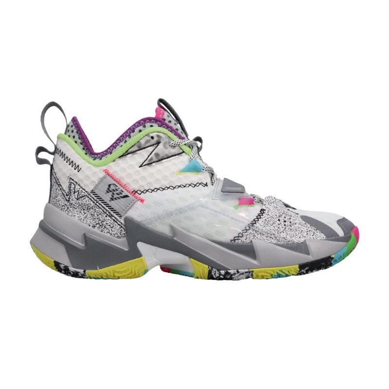 Air Jordan Why Not Zer0.3 Pf Valkoinen Harmaa Moniväriset Miesten Kengät