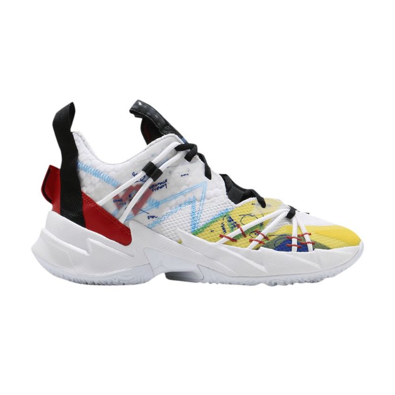 Air Jordan Why Not Zer0.3 Se Valkoinen Musta Punainen Keltainen Miesten Kengät