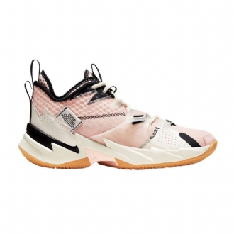 Air Jordan Why Not Zer0.3 Vaaleanpunaiset Mustavalkoiset Miesten Kengät