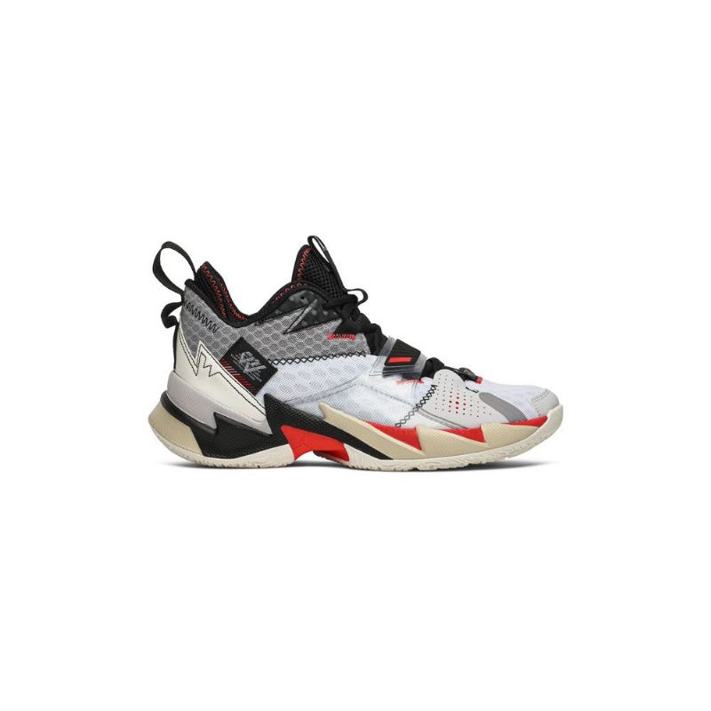 Air Jordan Why Not Zer0.3 Valkoinen Punainen Harmaa Musta Miesten Kengät