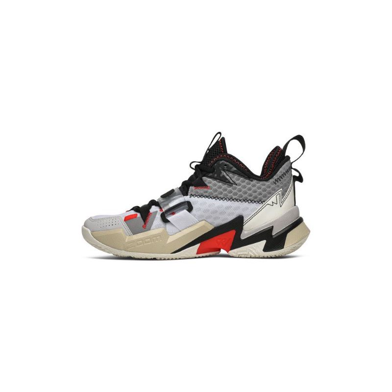 Air Jordan Why Not Zer0.3 Valkoinen Punainen Harmaa Musta Miesten Kengät