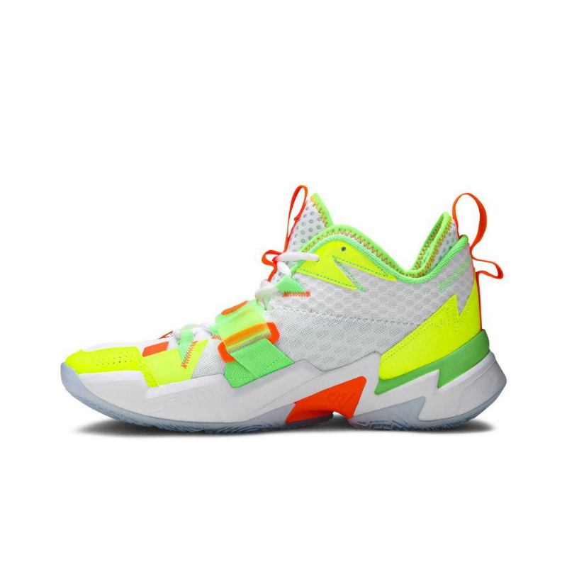 Air Jordan Why Not Zer0.3 Valkoinen Vihreä Oranssi Miesten Kengät