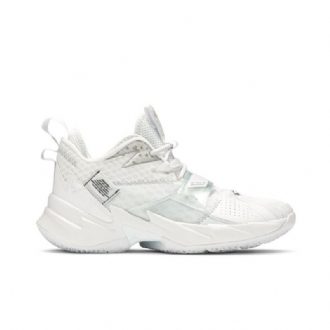 Air Jordan Why Not Zer0.3 Valkoiset Hopeiset Miesten Kengät