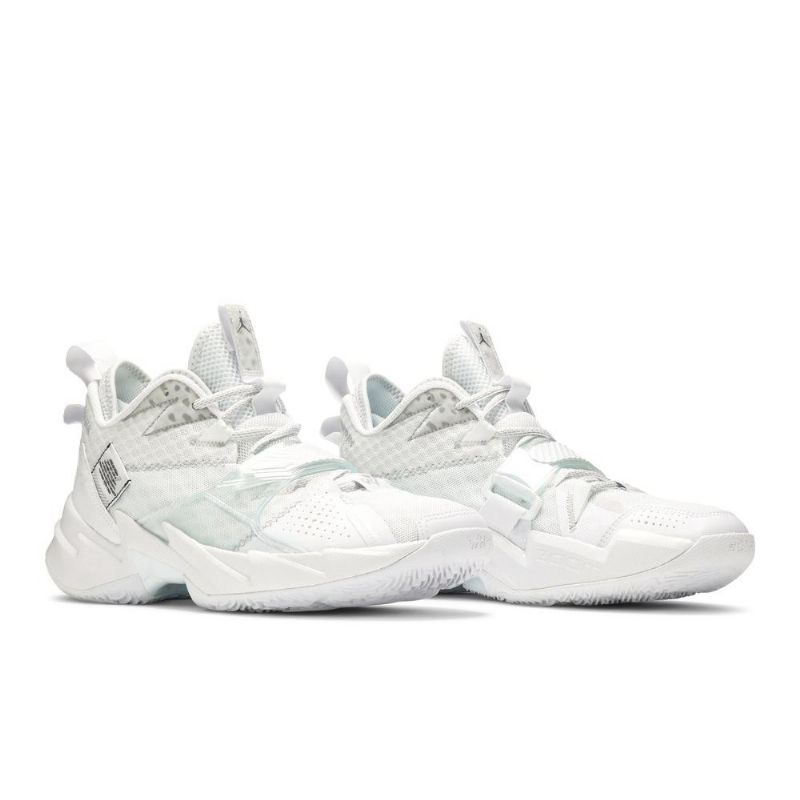 Air Jordan Why Not Zer0.3 Valkoiset Hopeiset Miesten Kengät