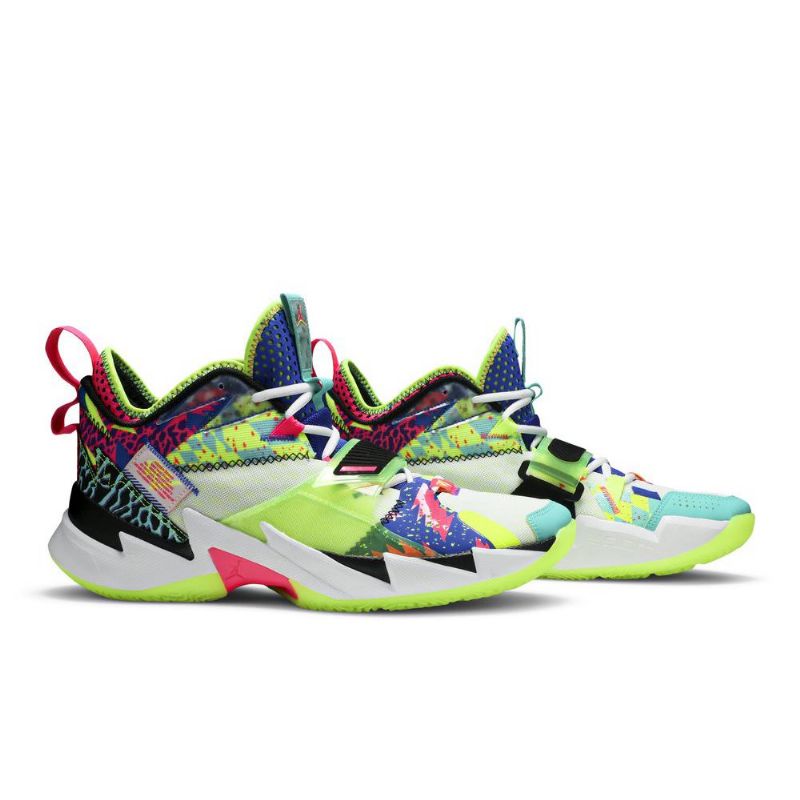 Air Jordan Why Not Zer0.3 Valkoiset Moniväriset Miesten Kengät