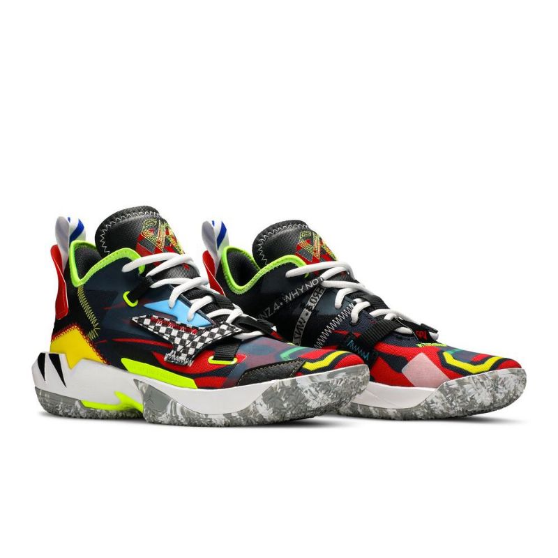 Air Jordan Why Not Zer0.4 Mustat Moniväriset Miesten Kengät