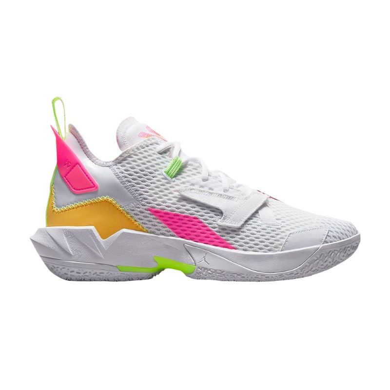 Air Jordan Why Not Zer0.4 Valkoinen Keltainen Vaaleanpunainen Miesten Kengät