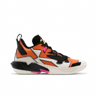 Air Jordan Why Not Zer0.4 Valkoinen Musta Oranssi Miesten Kengät