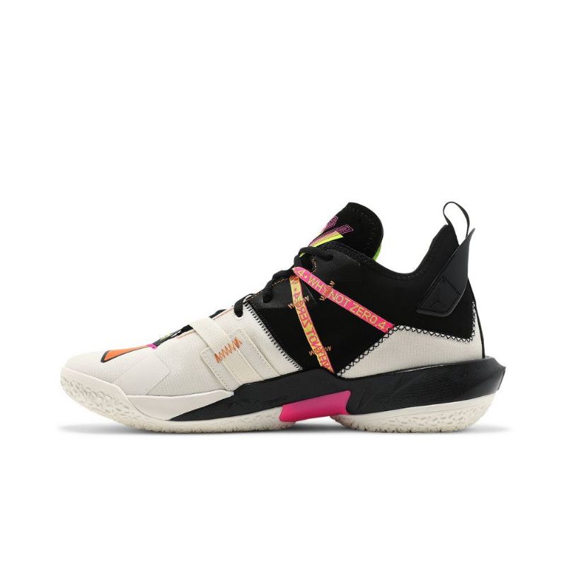 Air Jordan Why Not Zer0.4 Valkoinen Musta Oranssi Miesten Kengät