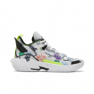 Air Jordan Why Not Zer0.4 Valkoiset Moniväriset Miesten Kengät