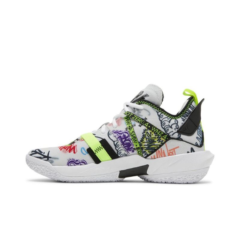 Air Jordan Why Not Zer0.4 Valkoiset Moniväriset Miesten Kengät